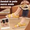 Gioiacombo™ Nuovi sandali in pelle alla moda con suola spessa da donna