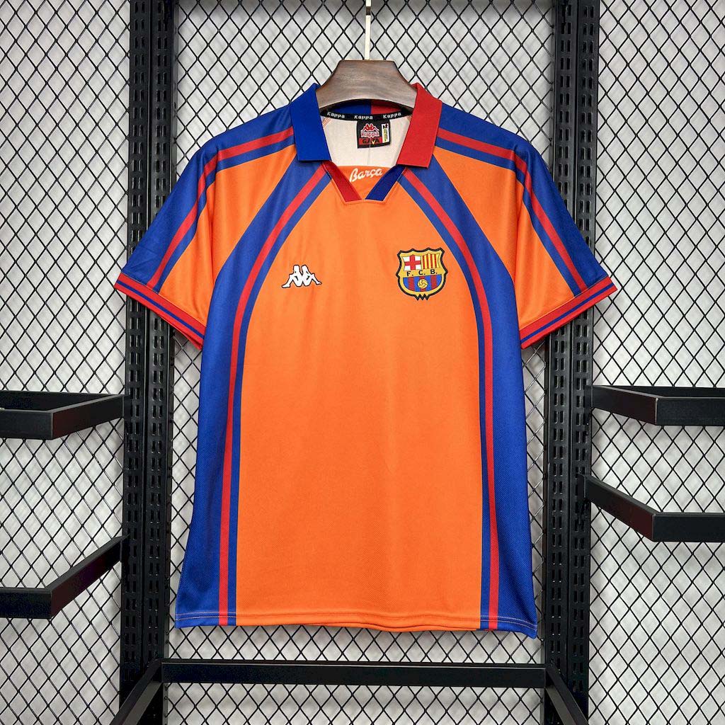 1997-1998 Retro Barcelona European Away Football Shirt 1:1 Thai Quality