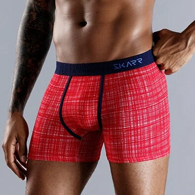 Aonga Man Underwear Men Boxer Shorts Mens Underware Boxershorts Cotton Underpants   Modal Plus Panties Seamless