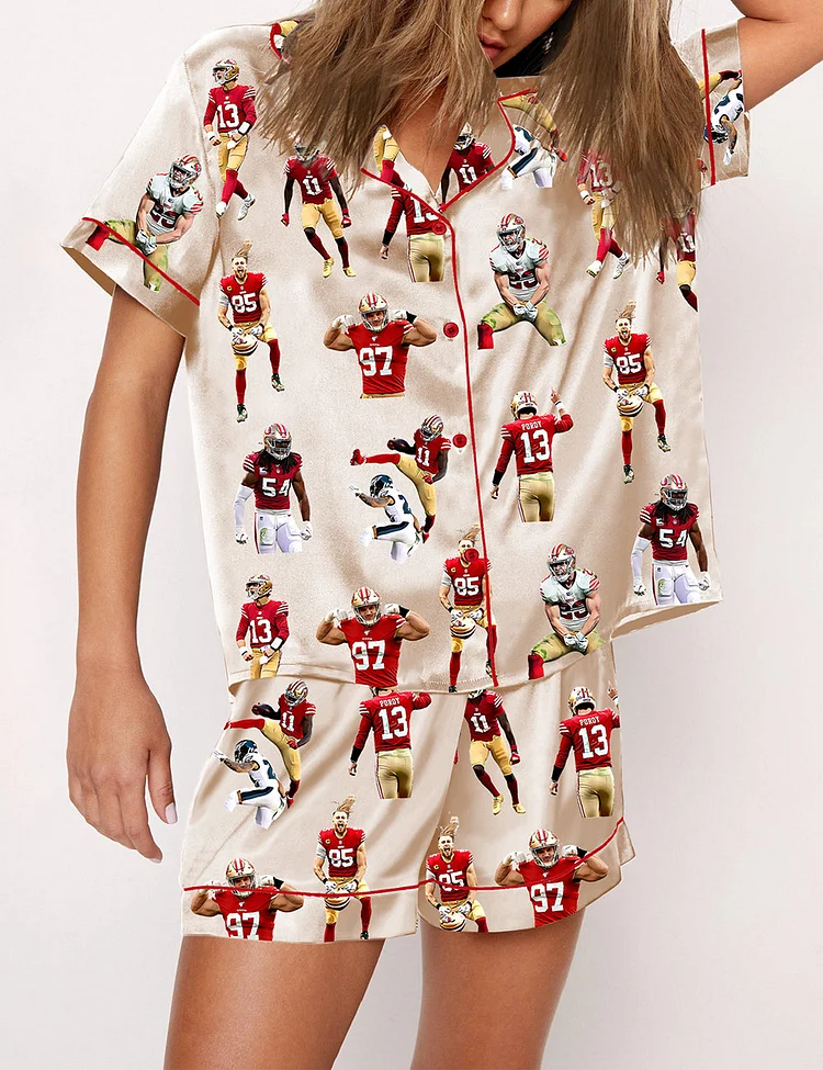 Women's San Francisco Football Pajama Set