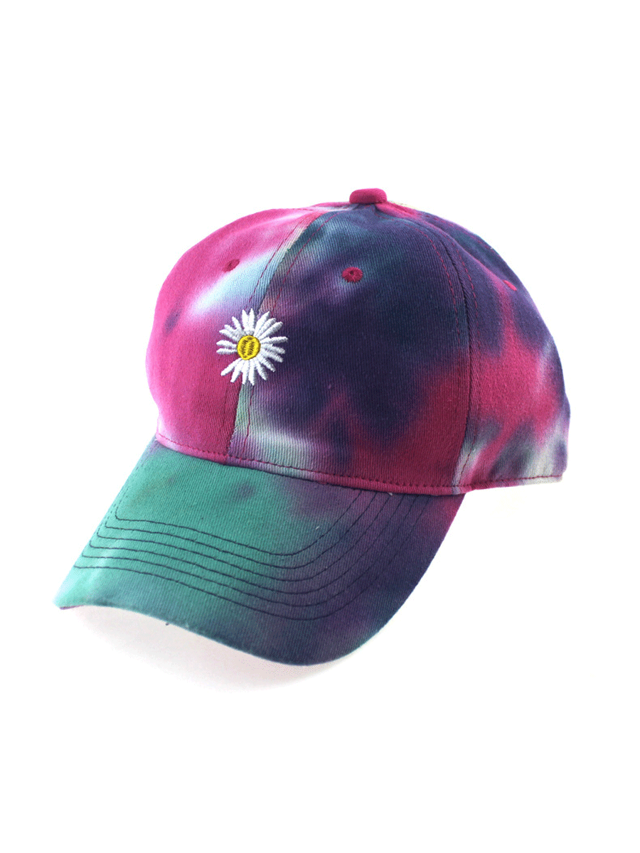 Daisy Tie-dye Baseball Bat
