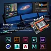 X79 Computer Motherboard NVME M.2 SSD LGA 2011 PC Mainboard Fit for Intel CPU E5