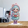 Diamond Painting Cute Girl Desktop Ornaments Kit for Home Office Decor