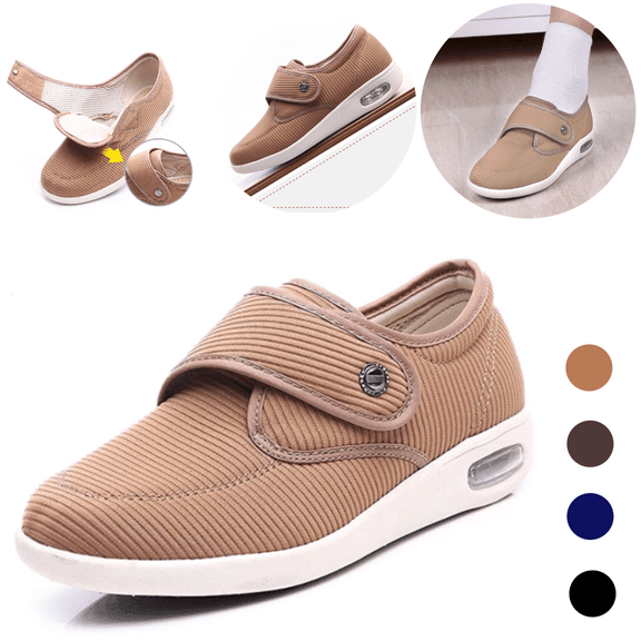 Plus Size Wide Diabetic Shoes For Swollen Feet Width Shoes-NW002