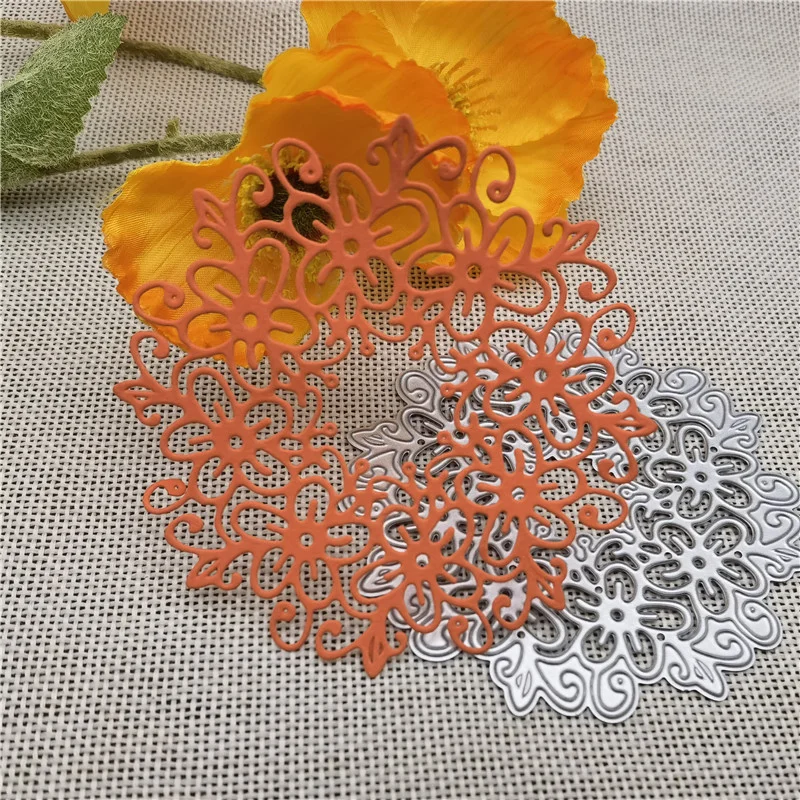Sdrawing Circle lace Metal Cutting Dies Stencils For Card Making Decorative Embossing Suit Paper Cards Stamp DIY