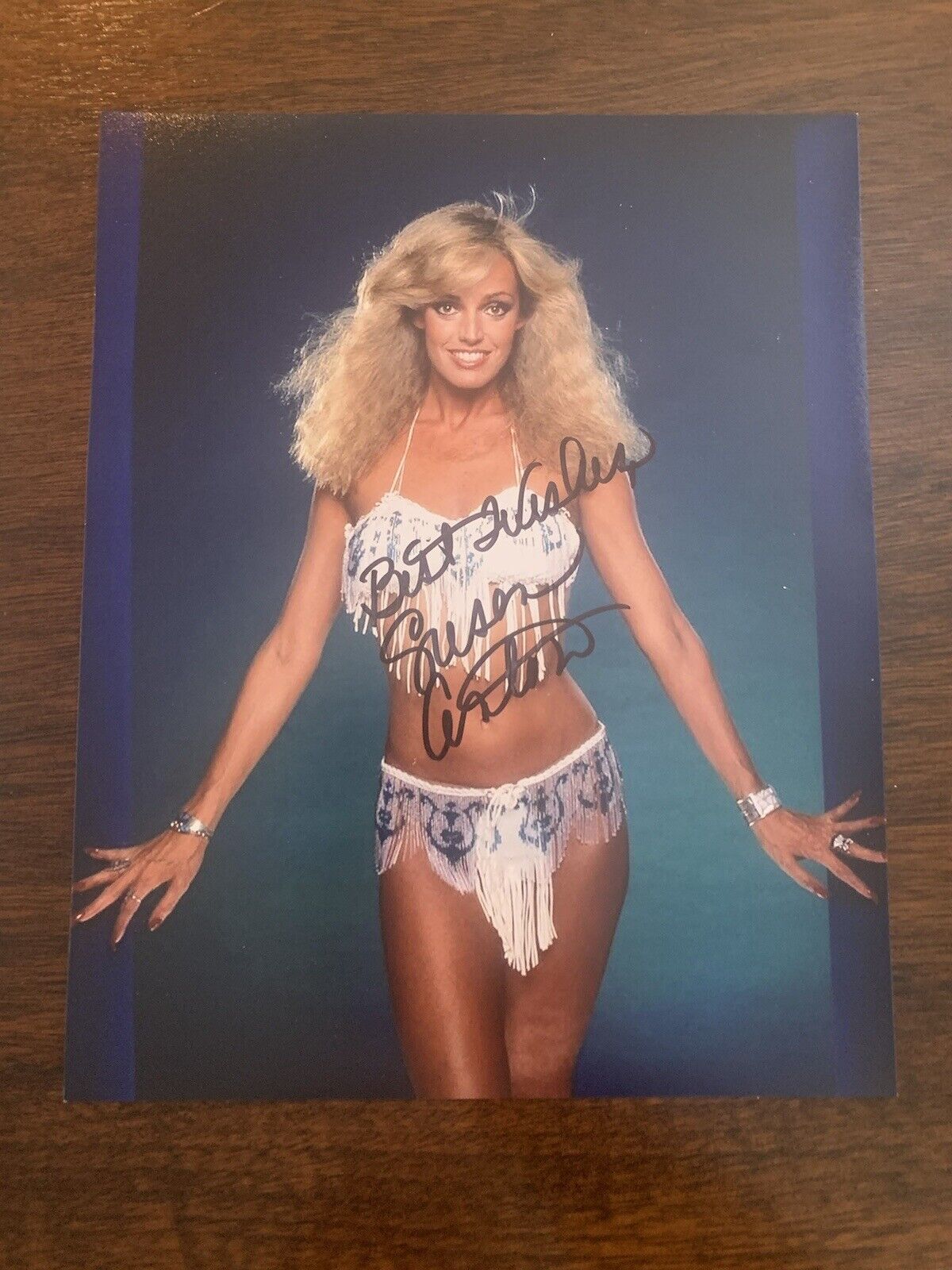 Susan Anton signed 8x10 Photo Poster painting Sexy Hot Actress Autographed Rare