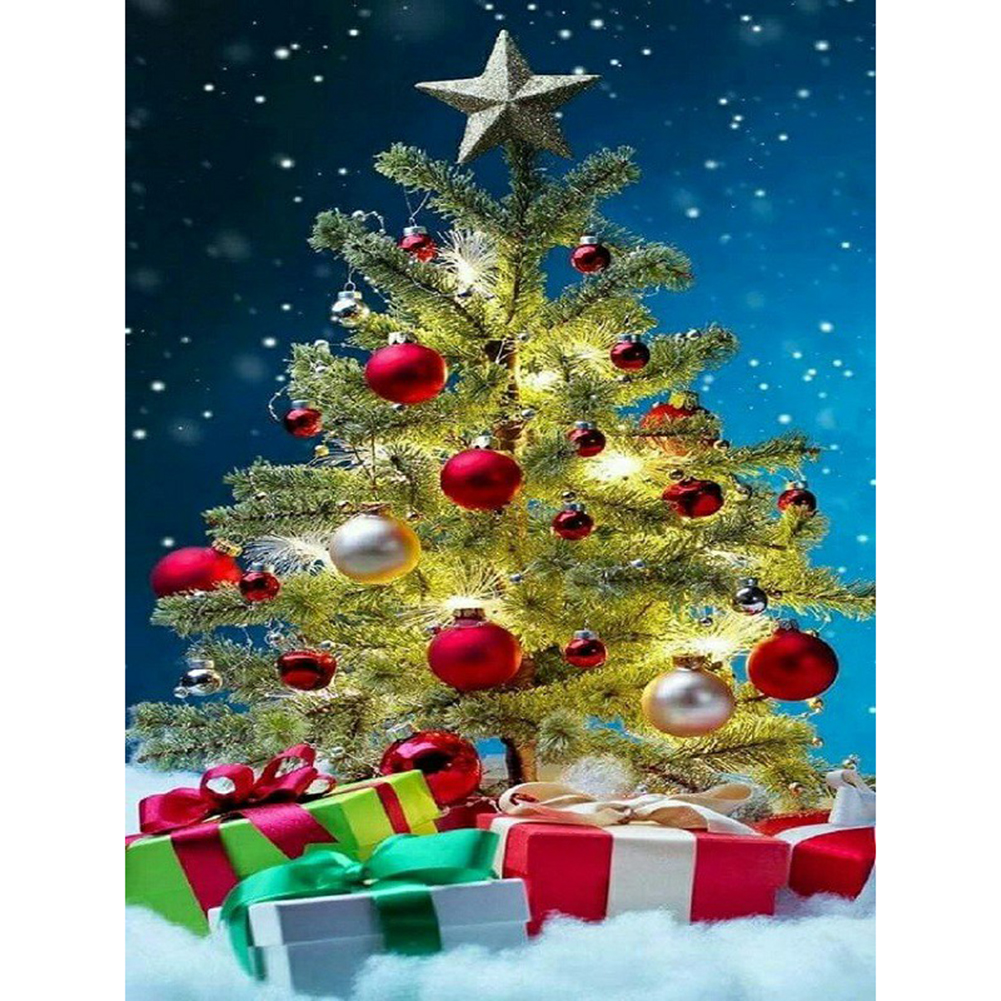

Christmas Tree - Round Drill Diamond Painting - 30*40CM, 501 Original