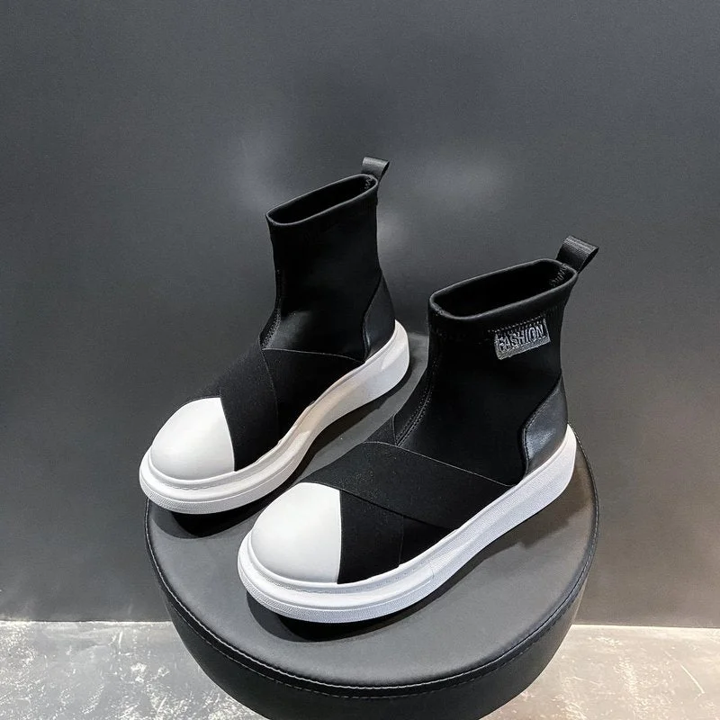 Spring Autumn Women Shoes 2021 New High Top Comfortable Lightweight Flats Women Casual Sneakers Platform Woman Footwear