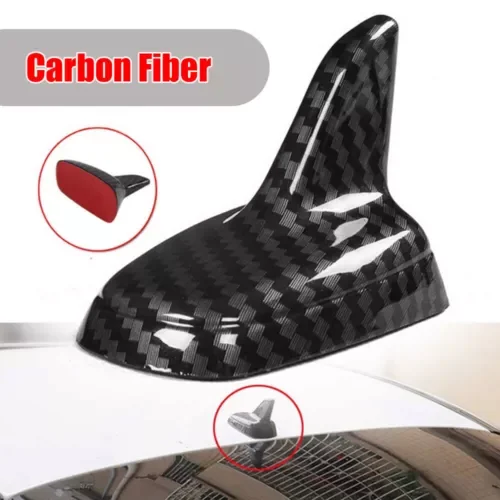 Dronehint Black Carbon Fiber Look Car Parts Roof Aerial Shark Fin Style Antenna Decor Trim (For: GMC) Parts