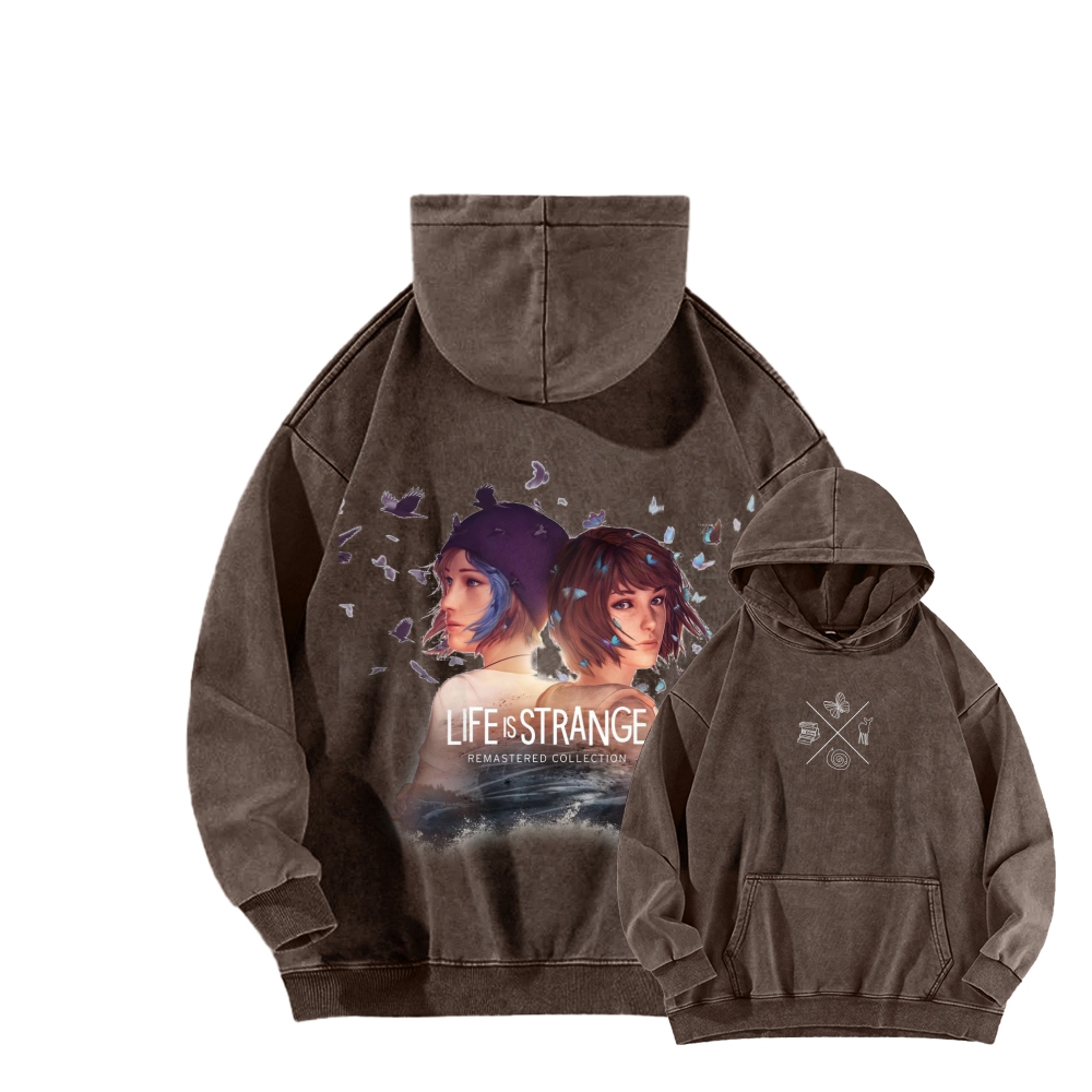 Life Is Strange Unisex Washed Hoodie 2601014298