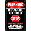 Dog Warning- Vintage Metal Signs(12*16Inch)
