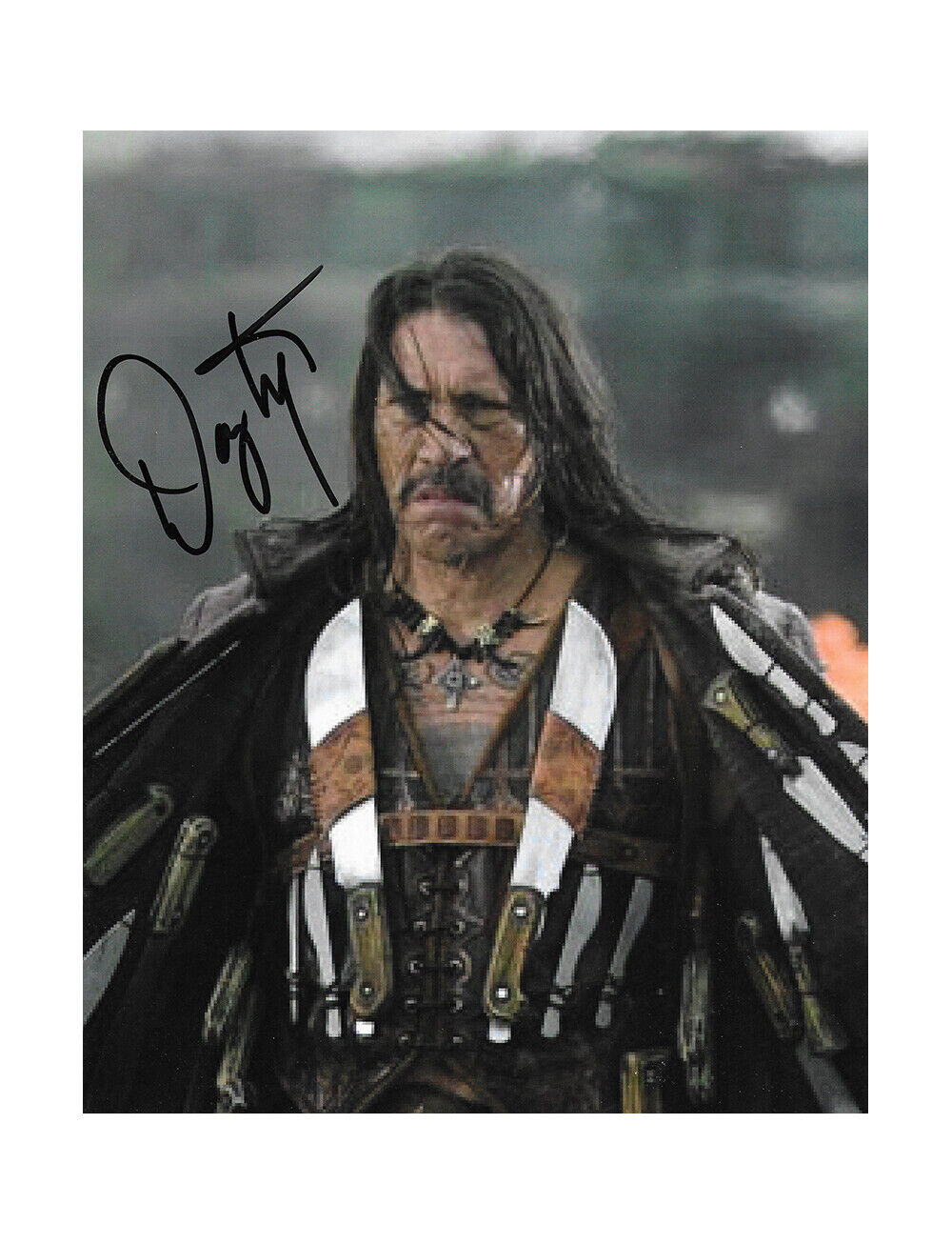 8x10 Grindhouse Print Signed by Danny Trejo 100% Authentic With COA