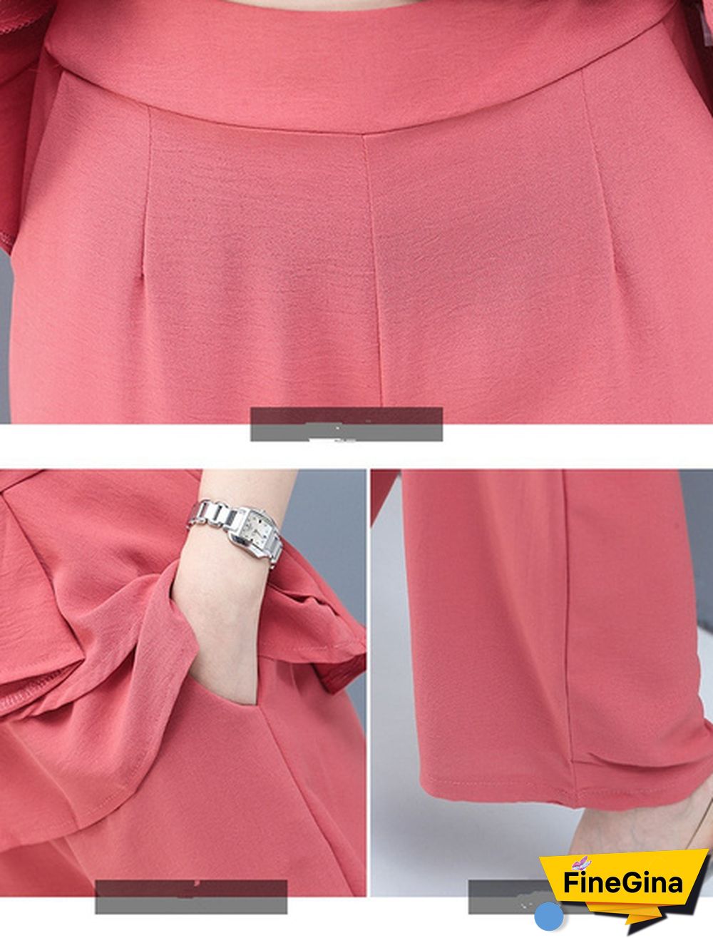 Summer 2 Two Piece Sets Outfits Women Plus Size Short Sleeve Tunics Tops And Pants Suits Office Elegant Korean Sets