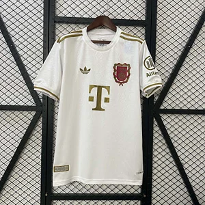 2024/2025 Bayern Munich 125th Anniversary Edition White Football Shirt 1:1 Thai Quality