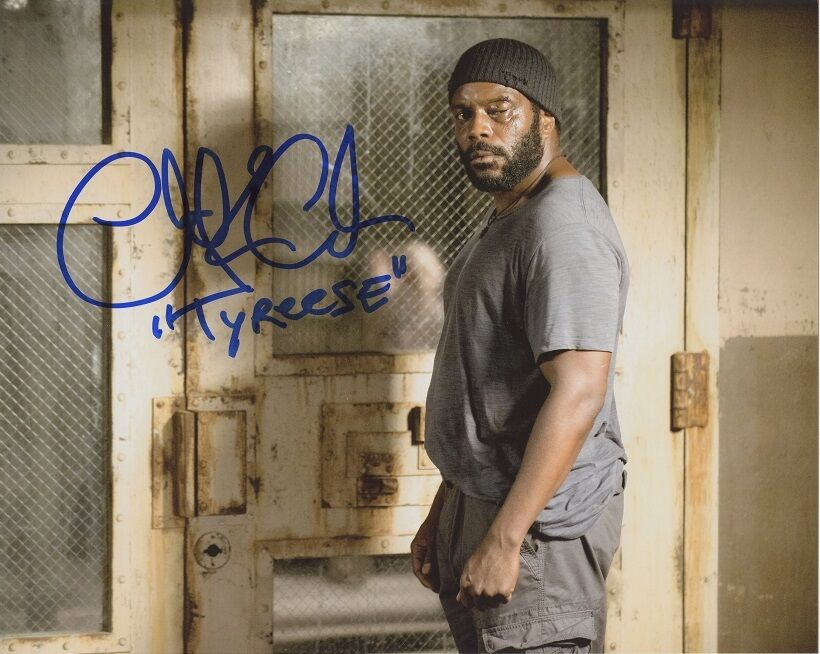 CHAD COLEMAN In-person Signed Photo Poster painting - The Wire / The Walking Dead