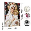 (Pre-Framed)Virgin Mary-Special Shape Diamond Painting Kit(30x40cm)