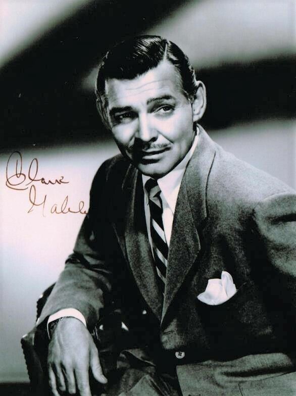 CLARK GABLE Signed Photo Poster paintinggraph - Film Star Actor - preprint