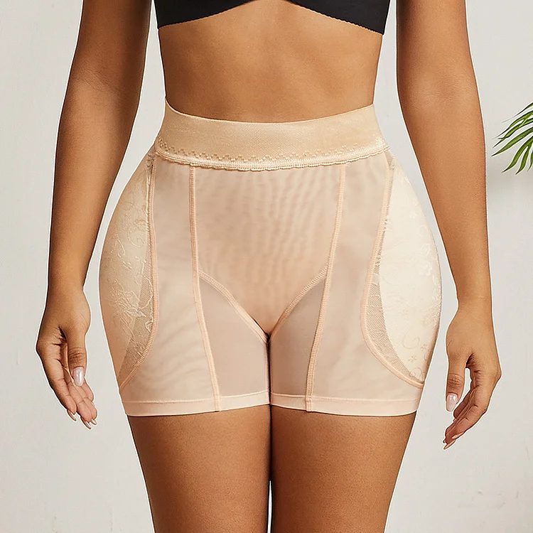 Butt-lifting mesh lace body shaping bottoms crotch-lifting panties