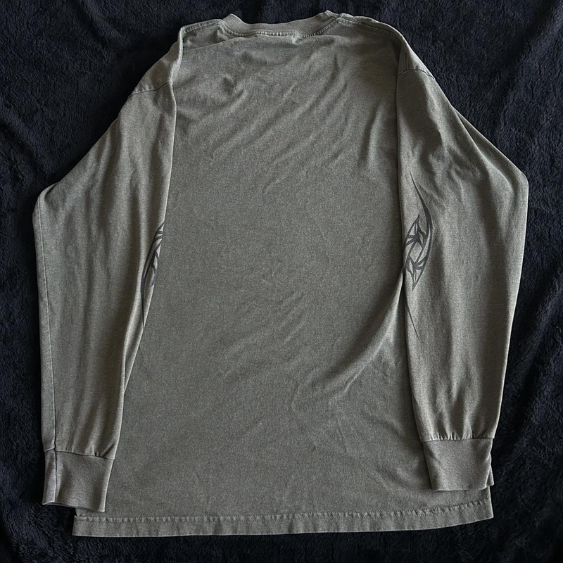 Aonga Punk Style Dark Academia Dragon Print Pullovers Tops Women Men Grunge Baggy T-shirts Vintage Mall Goth Y2K Cyber Loose Fit Tees aonga