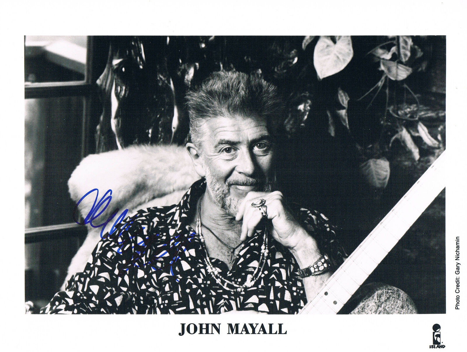 John Mayall 1933- genuine autograph IN PERSON signed 8x10