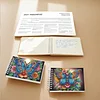 2 Pack Butterfly DIY Diamond Art Spiral Notebook Kit 80 Pages No Lines