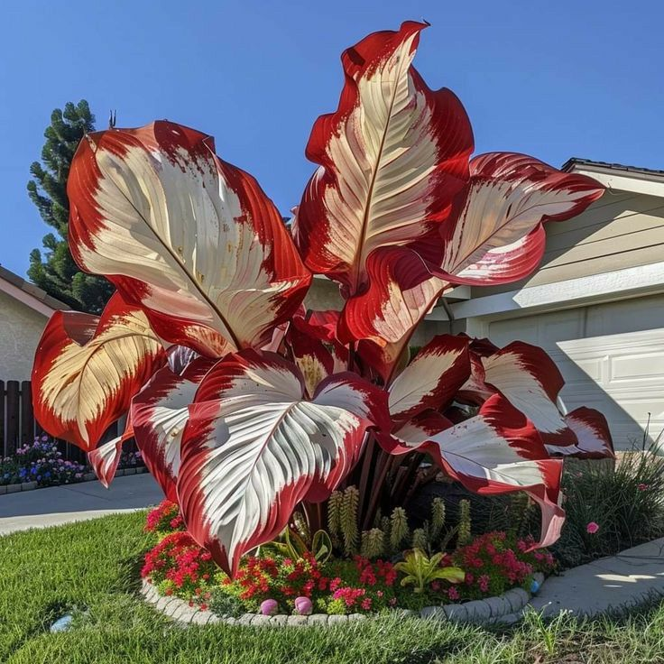 Inferno Spirit-Giant Alocasia Bulbs🍃Transform Your Space with Tropical Majesty