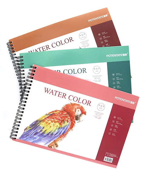 16 Sheets 300 GSM Watercolor  Sketchbook-Himinee.com