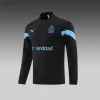 2022/2023 Olympique de Marseille Half-Pull Training Suit Black Football Jersey