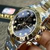 Rolex Cosmograph Daytona Two Tone Yellow Gold & Steel with Diamond Black Dial Replica