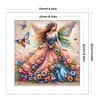 (Counted/Stamped) Butterfly Fairy-11CT Cross Stitch 50*50cm/19.69*19.69in