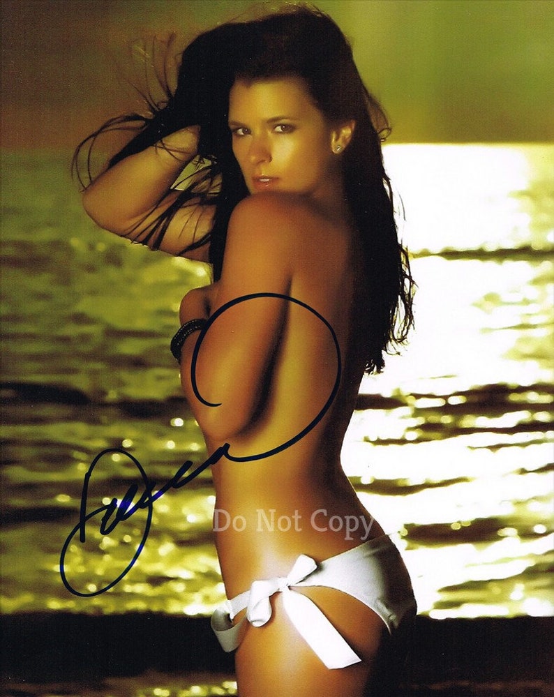 Danica Patrick Signed Photo Poster painting 8X10 rp Autographed Picture Nascar