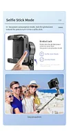 KingMa/cyke Mobile Phone Vlog Selfie Monitor Screen Mobile Phone Stabilizer, Magnetic Mobile Phone Holder Clip, Use Mobile Phone Rear Camera for Selfie Vlog Live TikTok, Compatible with iPhone (Does not support 4K recording)