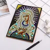 Religion 5D DIY Diamond Art Painting Notebook Kit 50 Pages A5 Rhinestone Art Painting Notebook Kit for Adults Beginners Holiday Birthday Gift