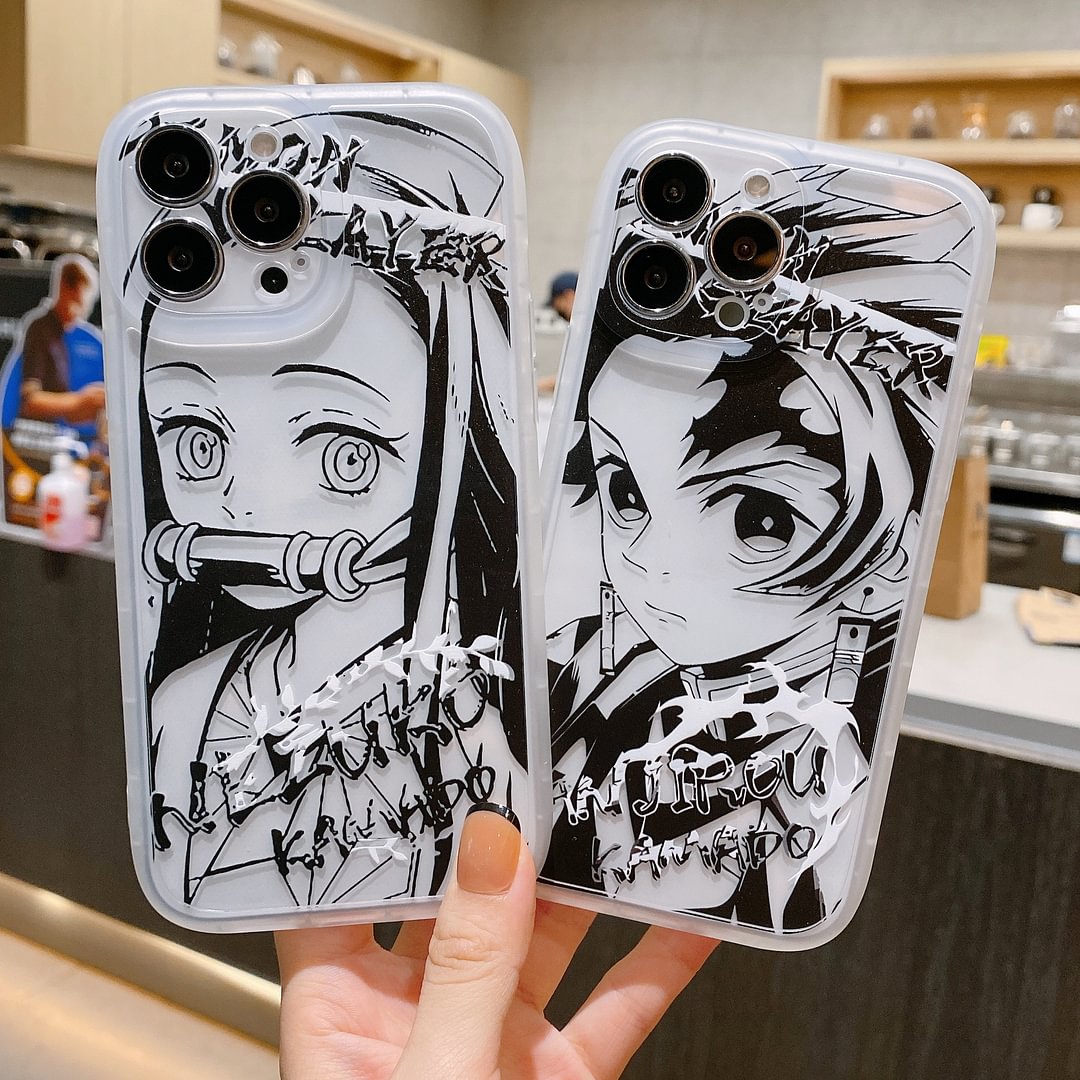 Demon Slayer Tanjirou Nezuko Anime Phone Case For Iphone weebmemes