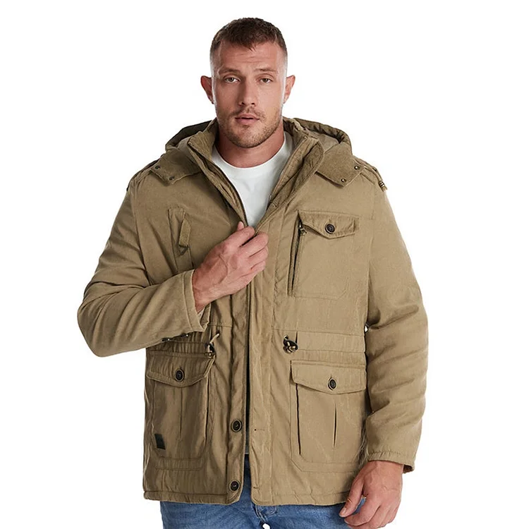 Men's Sherpa Lined Jacket All Weather Coats