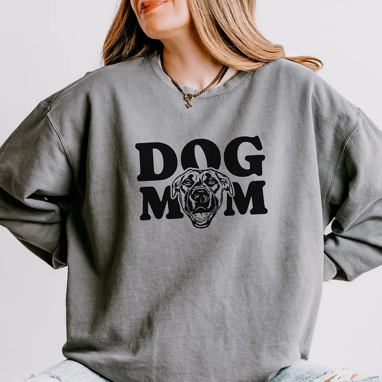 Custom Dog Mom/Dad Dog Portrait Sweatshirt T-shirt Hoodie, Mother’s Day Gift