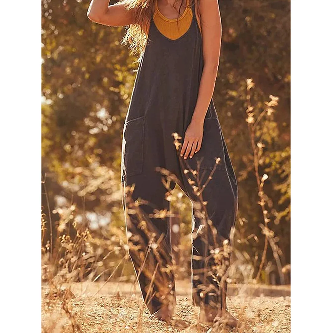 Uveng Uveng Women's Size Explosion Pure Color Zipper Bag With Body Fat Hip Pants