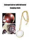 Chain Magnifying Glass 5X Magnifier Jewelry Loupe Necklace for Reading Gift