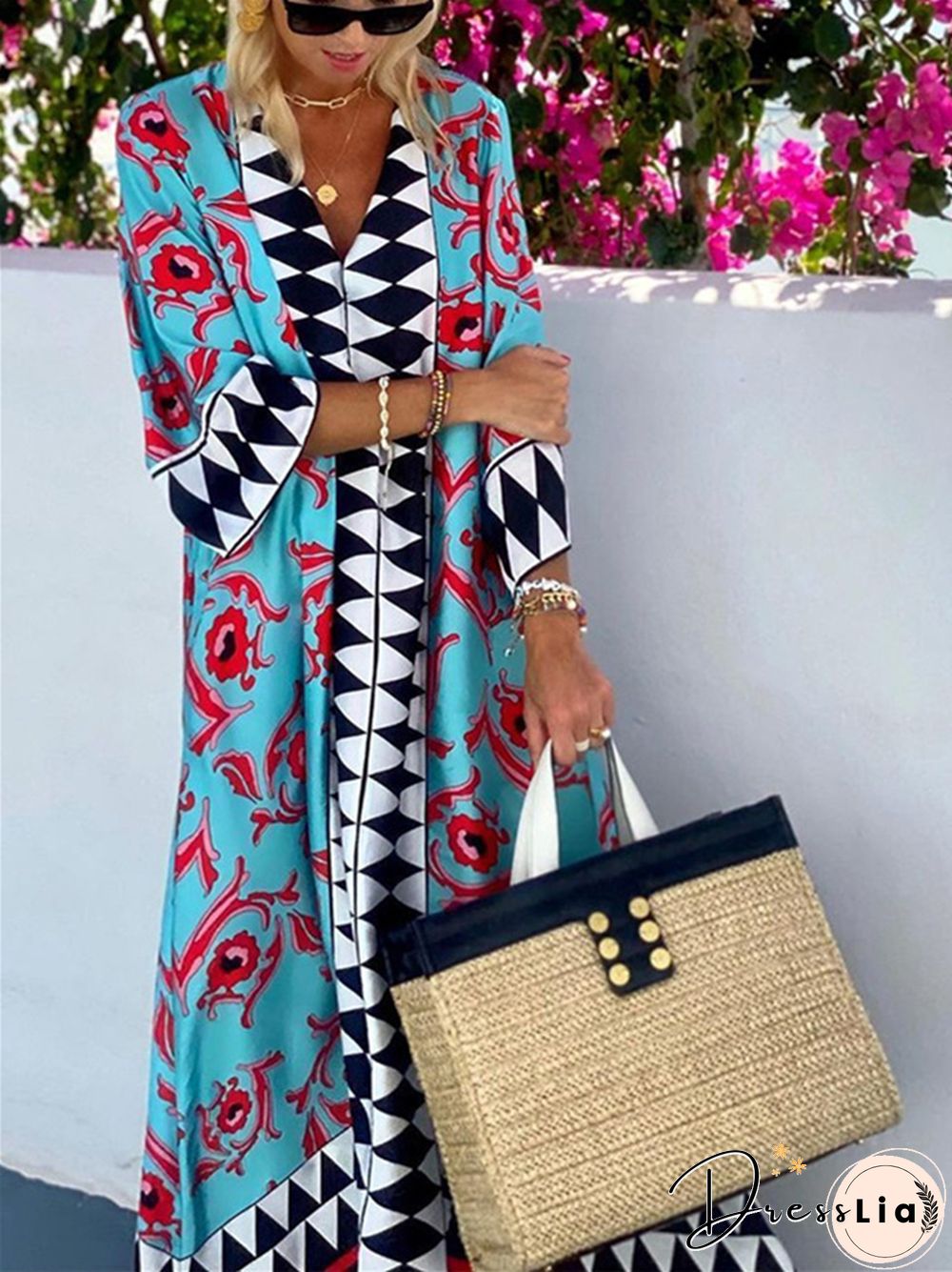 Bohemian Fashion Casual Printed Long Skirt