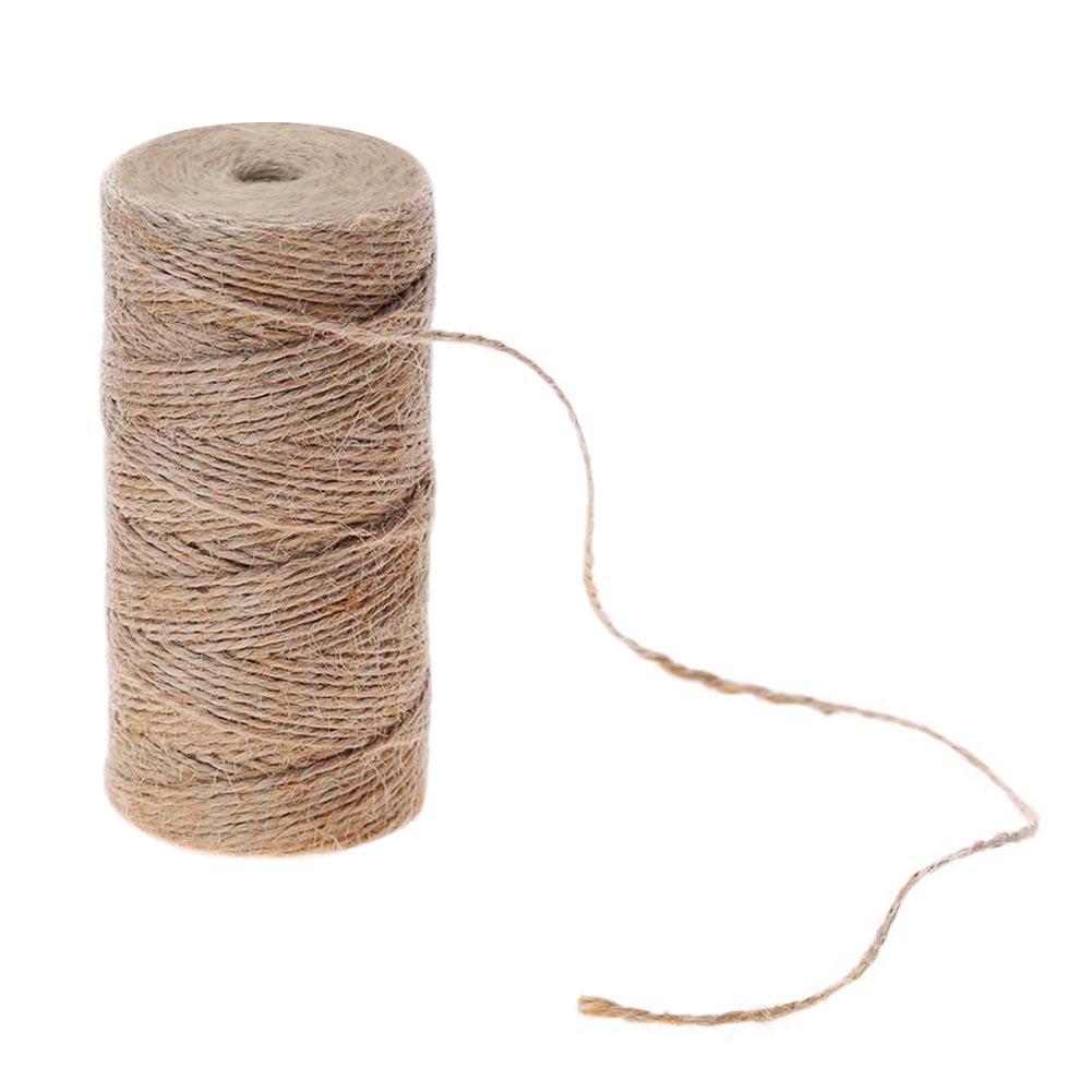 1roll Brown Twine DIY Arts Handmade Wedding Decor for Crafts Thin Packing String