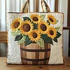 Sunflower Heaven Quilted Tote Bag GFTOHD8125🔥All items are shipped in a default size of 15x14 inches.