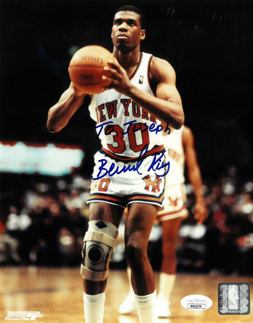 Bernard King Signed Authentic Autographed 8x10 Photo Poster painting JSA #MM43279