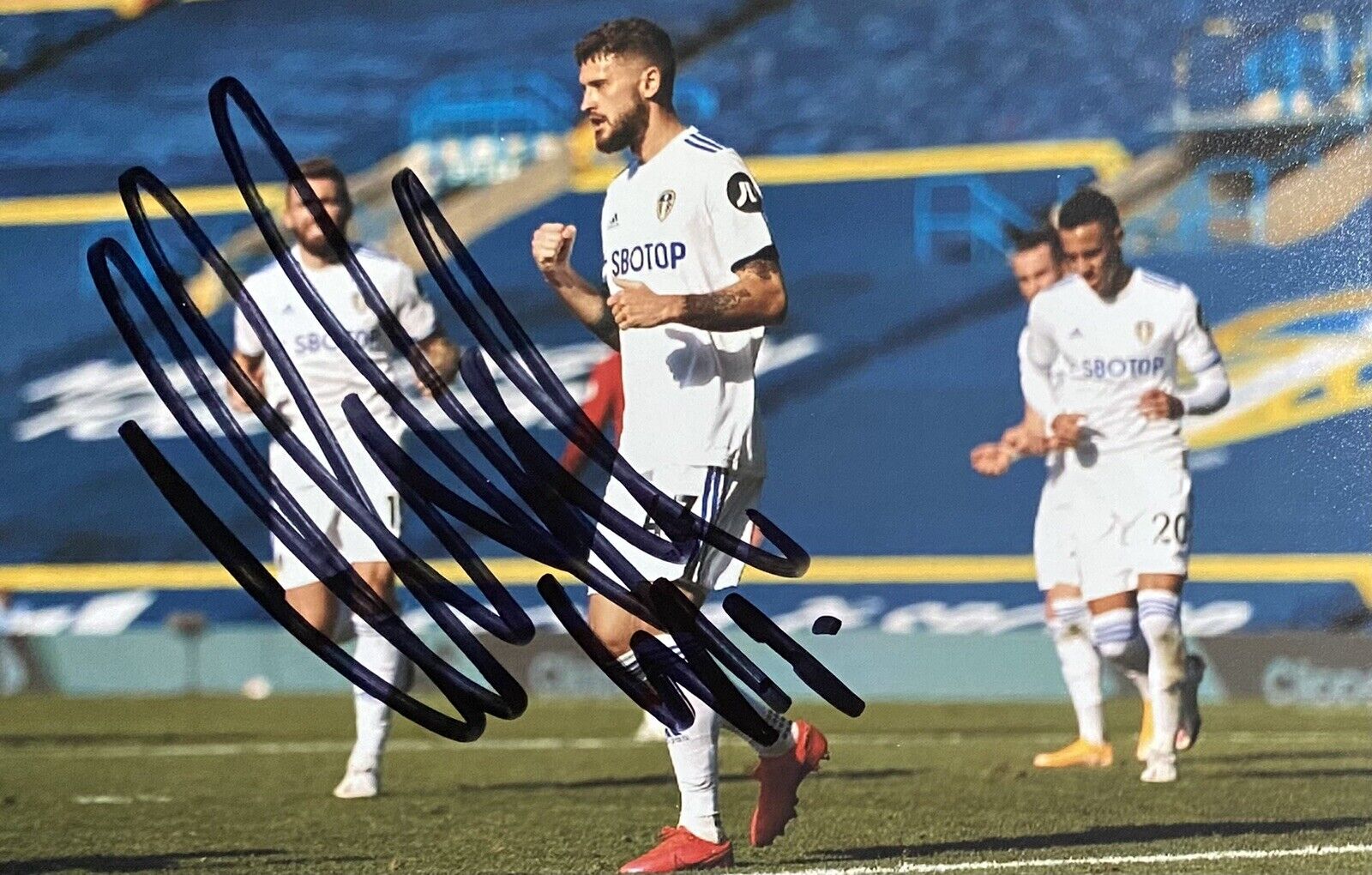 Mateusz Klich Genuine Hand Signed Leeds United 6X4 Photo Poster painting 2
