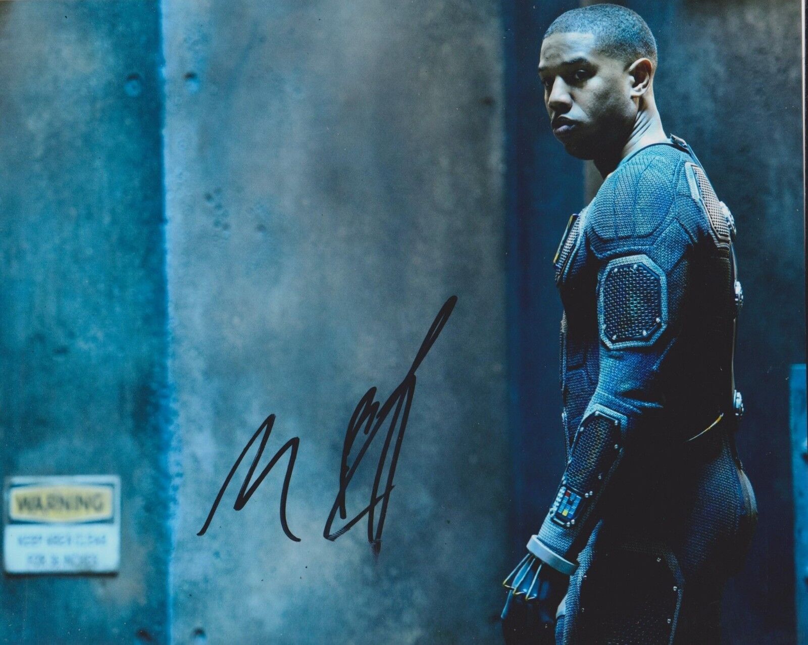 Michael B. Jordan Signed Fantastic Four 10x8 Photo Poster painting AFTAL