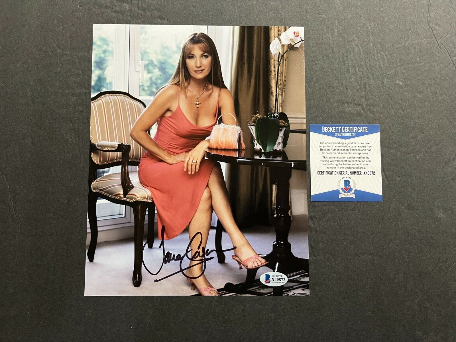 Jane Seymour Hot! signed autographed classic sexy 8x10 Photo Poster painting Beckett BAS Coa