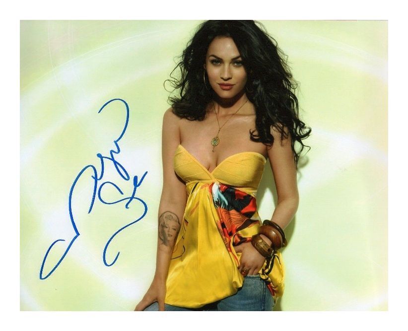 MEGAN FOX AUTOGRAPHED SIGNED A4 PP POSTER Photo Poster painting PRINT 11