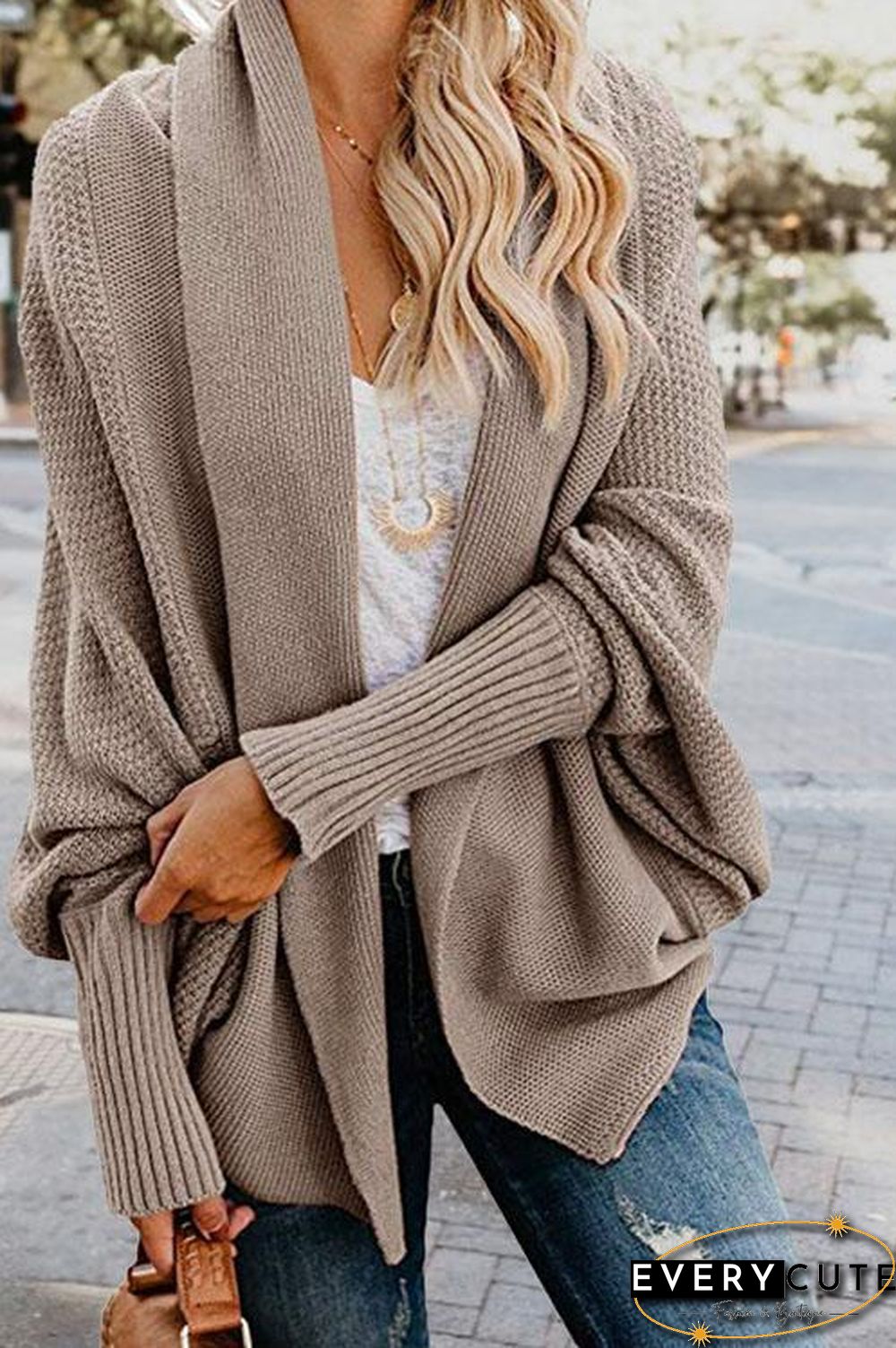 Batwing Sleeves Sweater Cardigans