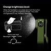 OLIGHT Oclip Pro EDC Flashlight Clip-on Light, Rechargeable 500 Lumens with Three Lighting Solutions Type-C Charging, Magnetic Flash Lights for Signaling, Cycling, Outdoor or Indoor Use
