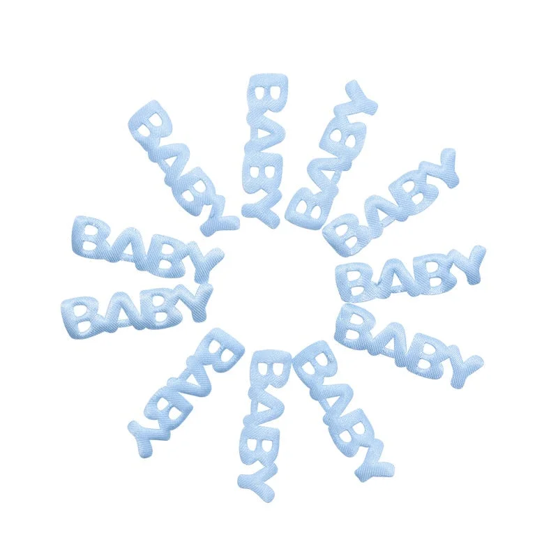 100Pcs Blue Pink Baby Shower Table Confetti Kids Birthday Party Footprint Pacifier Sprinkles Baby Shower Boy Girl Decoration