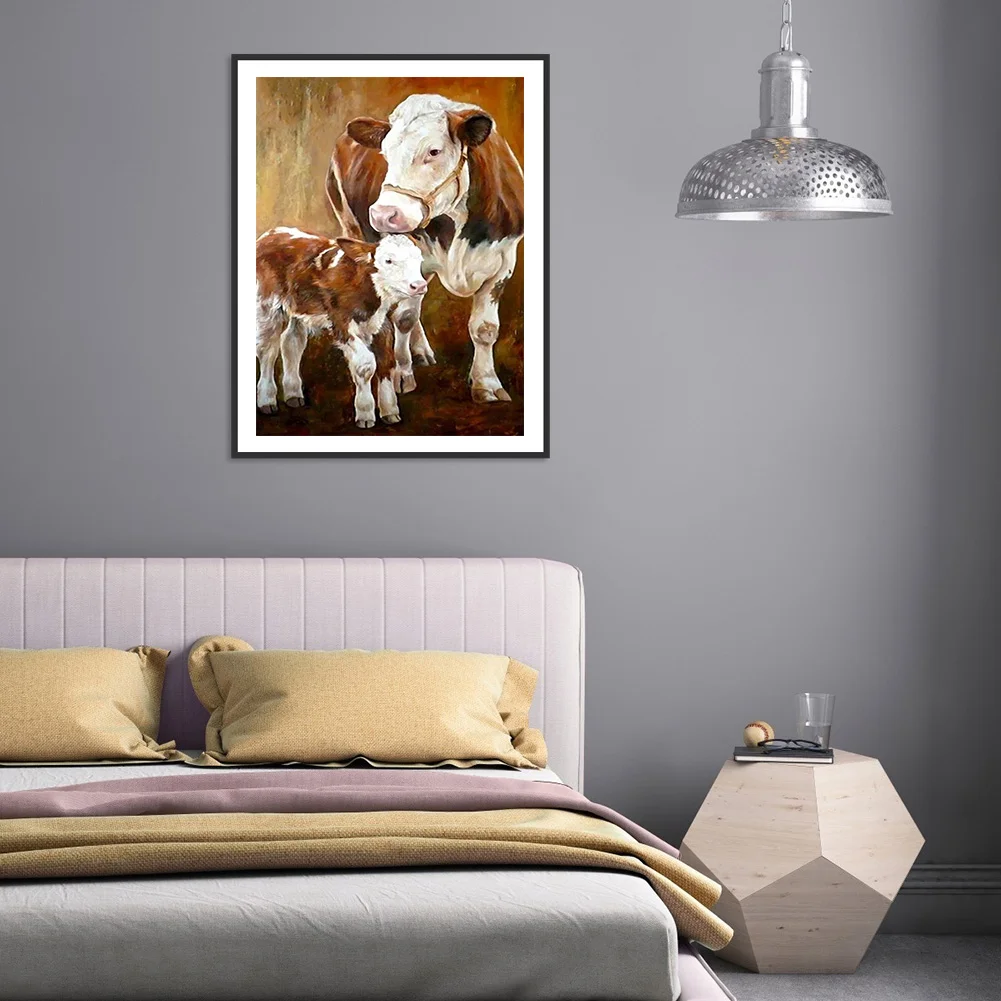 Diamond Painting - Full Round Drill - Cow(30*40cm)